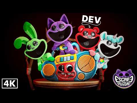 YouTube thumbnail: 1 Hour of ESCAPE FROM PLAYTIME! (EARLY LOOK With DEVS)