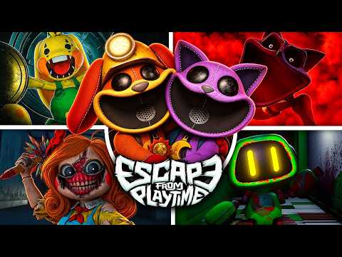 YouTube thumbnail: Escape from Playtime (Playtest) - Full GAME Walkthrough & Ending (Showcase)
